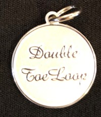 Silver Colored: Double Toe Loop